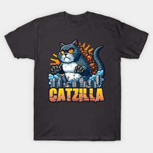 Catzilla S01 D05 T-Shirt